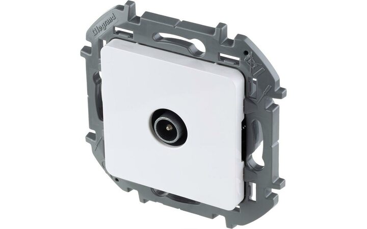 фото - Розетка TV 'звезда' Inspiria 2дБ 0-2400мГц бел. Leg 673850