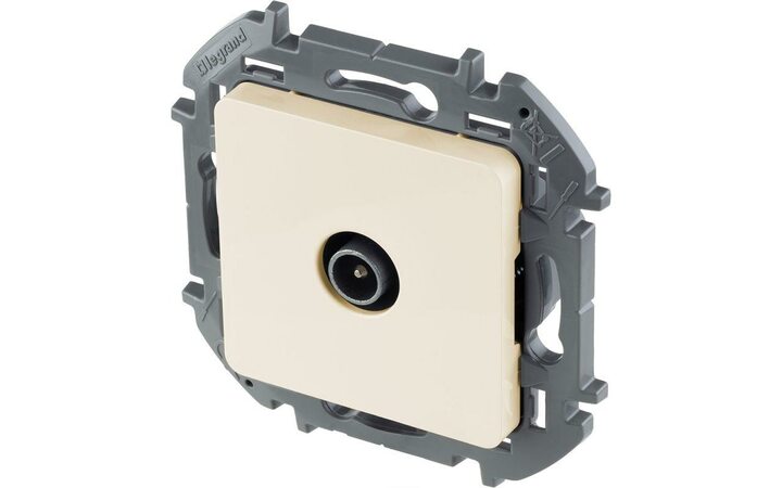 фото - Розетка TV 'звезда' Inspiria 2дБ 0-2400мГц сл. кость Leg 673851