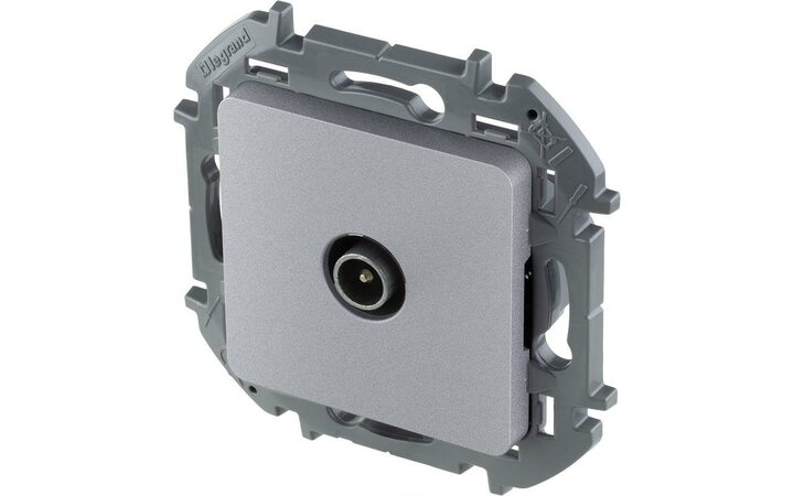 фото - Розетка оконечная TV Inspiria 10дБ 5-862мГц алюм. Leg 673872