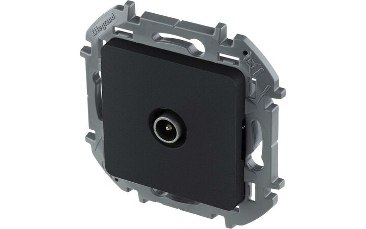 фото - Розетка проходная TV Inspiria 14дБ 5-862мГц антрацит Leg 673863