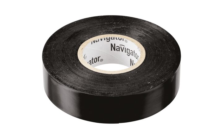 фото - Изолента ПВХ 15мм (рул.20м) черн. NIT-B15-20/BL Navigator 71103