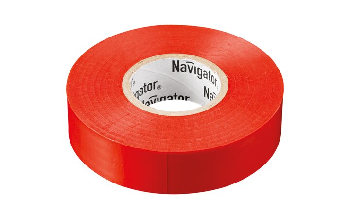 фото - Изолента ПВХ 19мм (рул.20м) красн. NIT-A19-20/R Navigator 71111