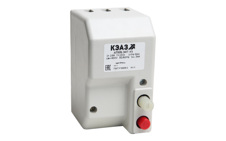 фото - Выключатель автоматический 25А 10Iн АП50Б 2МТ У3 400В AC/220В DC КЭАЗ 106910