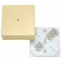 Коробка распределительная ОП 75х75х30мм с клемм. сосна HEGEL КРК2702 0201-И