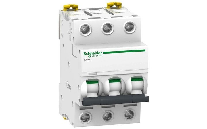 фото - Выключатель автоматический модульный 3п C 32А 6кА iC60N Acti9 SchE A9F79332