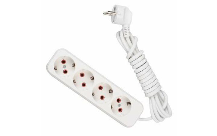 фото - Удлинитель 4х3м с заземл. 16А IP20 LEZARD 720-0403-401