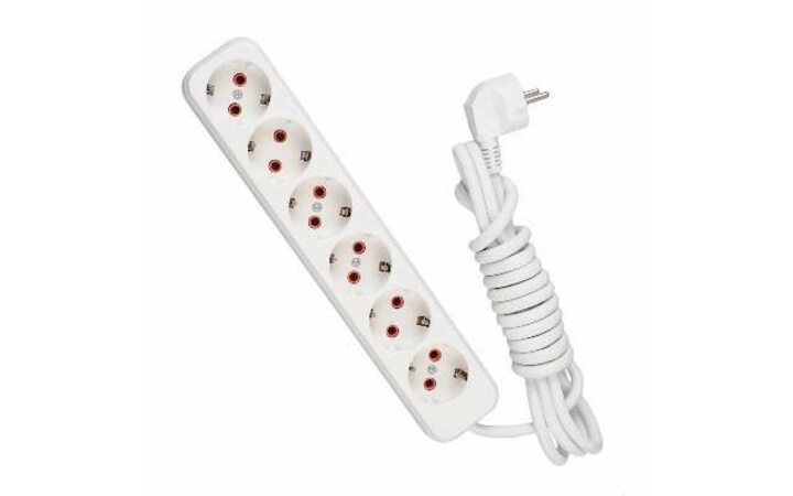 фото - Удлинитель 6х3м с заземл. 16А IP20 LEZARD 720-0603-601