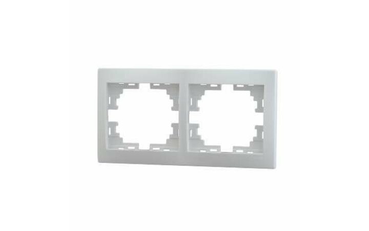фото - Рамка 2-м Мира горизонт. бел. LEZARD 701-0200-147