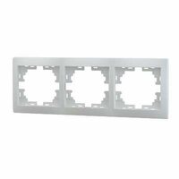 Рамка 3-м Мира горизонт. бел. LEZARD 701-0200-148