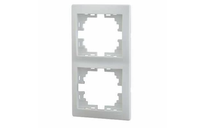 фото - Рамка 2-м Мира верт. бел. LEZARD 701-0200-152