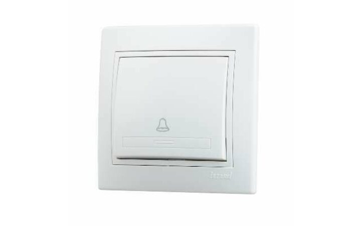 фото - Выключатель кнопочный 1-кл. СП Мира бел/бел. LEZARD 701-0202-103