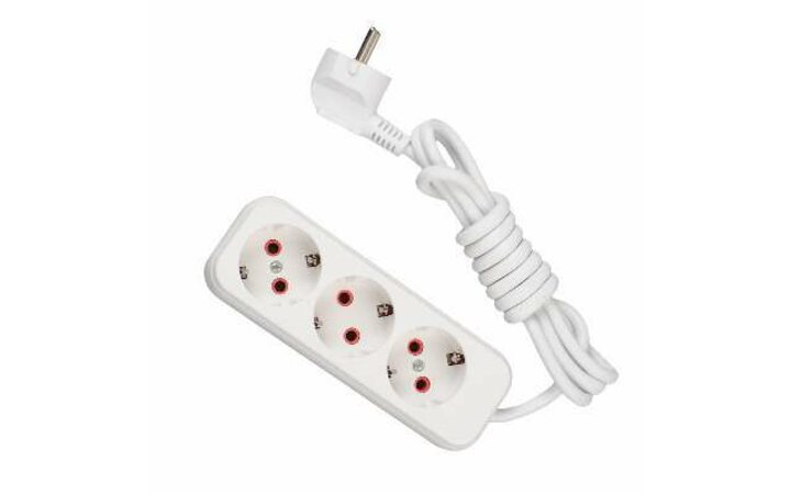 фото - Удлинитель 3х2м с заземл. 16А IP20 LEZARD 720-0302-301