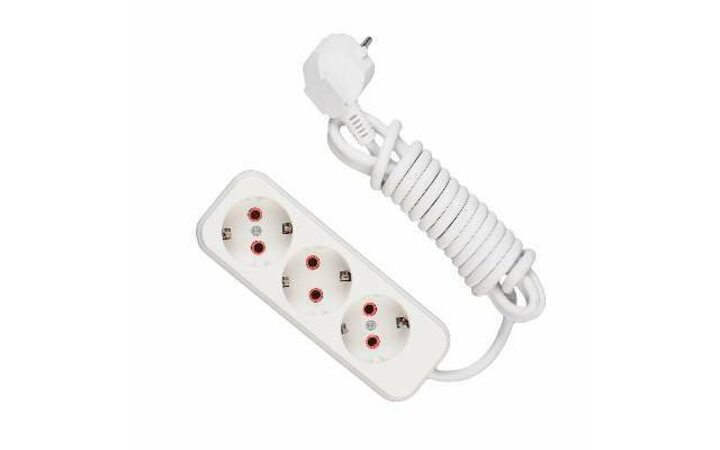 фото - Удлинитель 3х3м с заземл. 16А IP20 LEZARD 720-0303-301