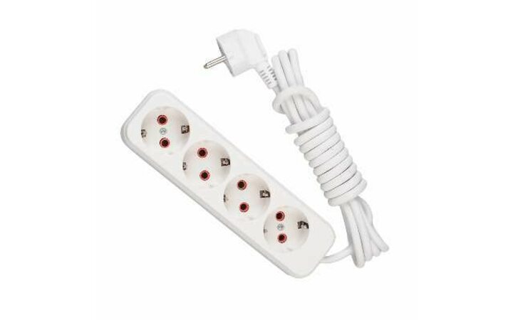 фото - Удлинитель 4х2м с заземл. 16А IP20 LEZARD 720-0402-401