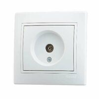 Розетка TV СП Мира оконечная бел./бел. LEZARD 701-0202-130