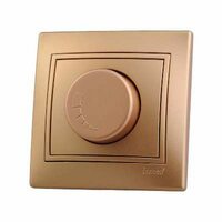 Светорегулятор СП 800Вт Мира метал. зол. LEZARD 701-1313-115