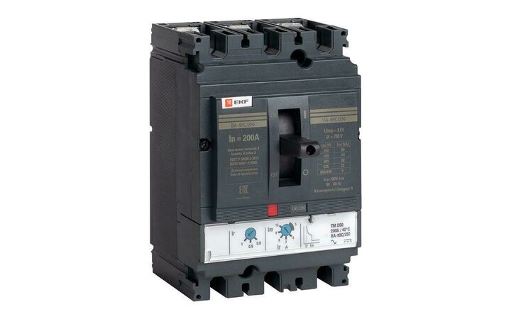 фото - Выключатель автоматический 3п 250/200А 45кА ВА-99C Compact NS PROxima EKF mccb99C-250-200