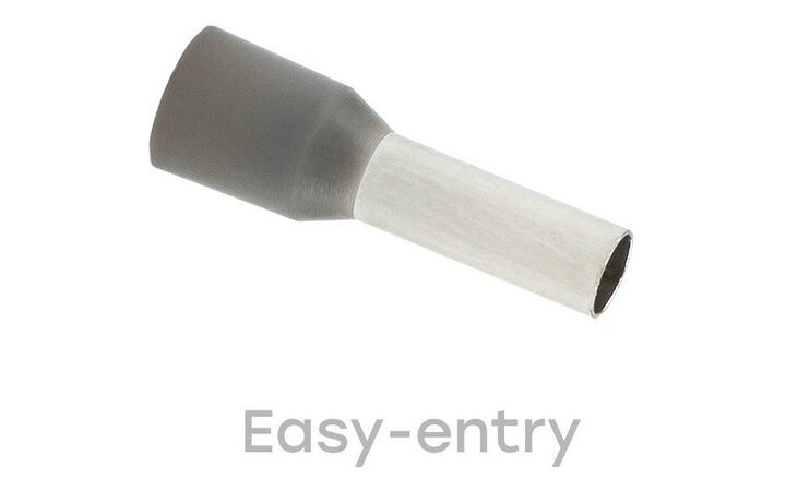 фото - Наконечник штыревой втулочный изол. НШвИ 4.0-9 (уп.50шт) EKF nhvi-4.0-9