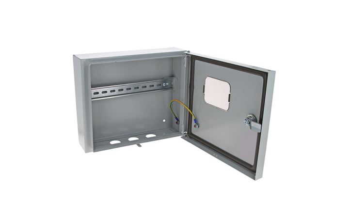 фото - Щит ЩУ-1/1-0 (250х300х100) счетчик на DIN-рейку IP54 EKF mb54-1E