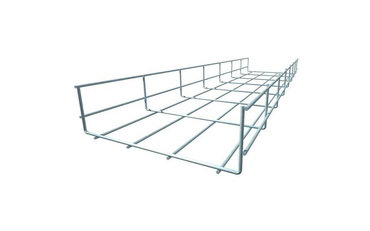 фото - Лоток проволочный 300х60 L3000 сталь 4.0мм PL60-300-3000 оцинк. КМ LO0663