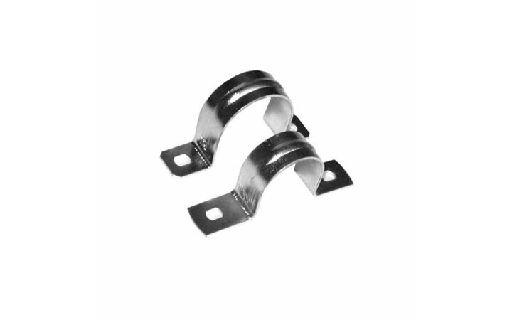 фото - Скоба крепежная двухлапковая d40мм метал. оцинк. (уп.20шт) Ruvinil С21440