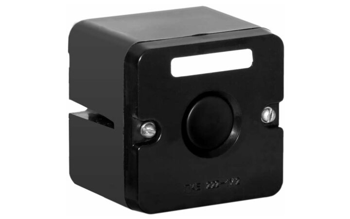 фото - Пост кнопочный ПКЕ-222/1 кнопка 'Пуск' черн. Электродеталь ПКЕ-222/1.1Ч.П