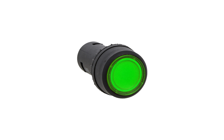 фото - Кнопка SW2C-10D с подсветкой зел. NO EKF sw2c-md-g