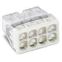 Клемма 8х(0.5-2.5мм) 8-х проводн. для распред. короб. (с контактн. пастой 'Alu-Plus') WAGO 2273-248