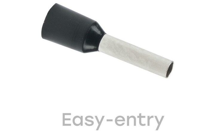 фото - Наконечник штыревой втулочный изол. НШвИ 1.5-8 (уп.50шт) EKF nhvi-1.5-8