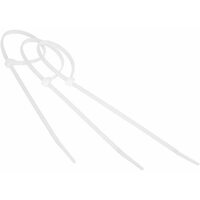 Хомут кабельный 2.5х200 нейл. бел. (уп.100шт) Rexant 07-0200-4