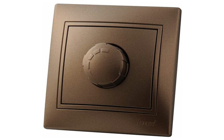 фото - Светорегулятор СП 800Вт Мира свет. корич. перламутр LEZARD 701-3131-115