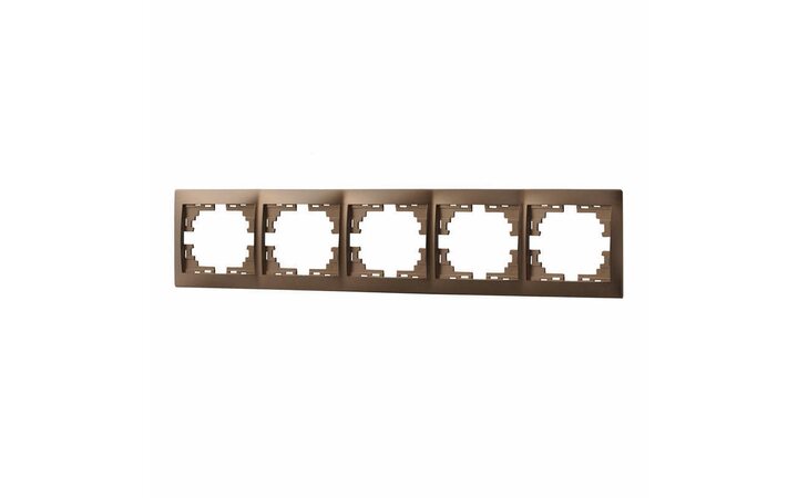 фото - Рамка 5-м Мира горизонт. свет. корич. LEZARD 701-3100-150