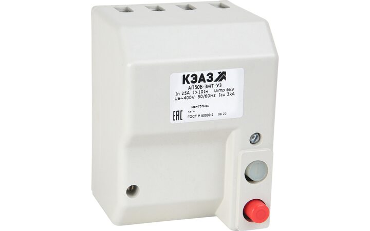 фото - Выключатель автоматический 63А 10Iн АП50Б 3МТ У3 400В AC КЭАЗ 107295