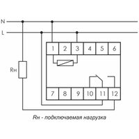 Реле времени PCA-512 (задержка выкл. 230В 8А 1перекл. IP20 монтаж на DIN-рейке) F&F EA02.001.001
