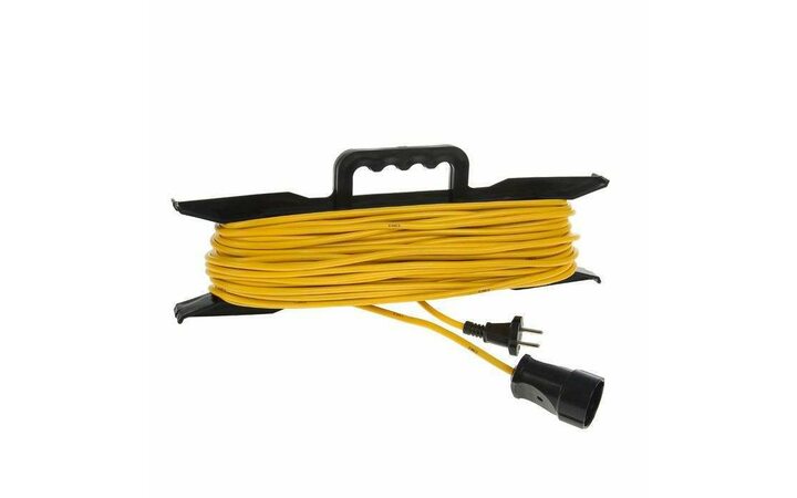 фото - Удлинитель-шнур на рамке 1х20м без заземл. 10А IP20 1.3кВт Союз 481S-5102