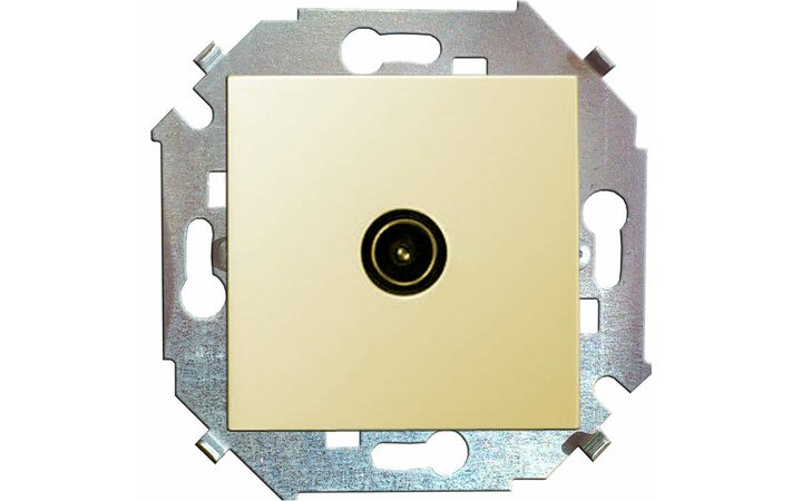 фото - Механизм розетки TV СП Simon15 одиночная сл. кость Simon 1591475-031