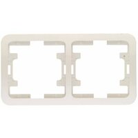 Рамка 2-м Mimoza горизонт. бел. Makel 22012