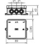 фото - Коробка распределительная без клемм. колодки A11 свет. сер. OBO 2000342