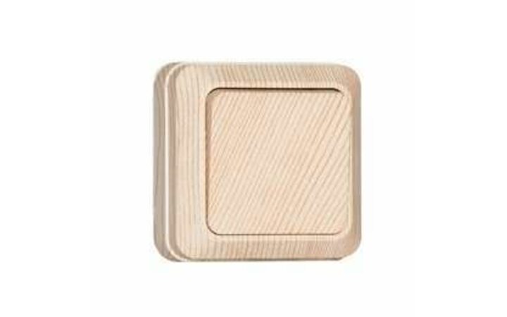 фото - Выключатель проходной 1-кл. ОП Олимп 10А IP20 сосна UNIVersal 5560803