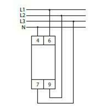 фото - Указатель напряжения LK-713 3 зел. светодиода (сигнализация наличия 3ф 35мм 3х400/230+N IP20 монтаж на DIN-рейке) F&F EA04.007.002