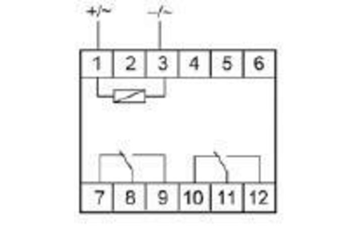 фото - Реле промежуточное PK-2P/Un (монтаж на DIN-рейке 35мм 24В AC/DC 2х8А 2P IP20) F&F EA06.001.008