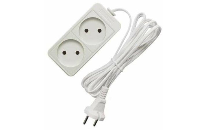 фото - Удлинитель 2х3м без заземл. 10А IP20 2.2кВт Союз 481S-1203