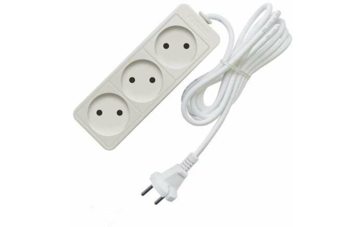 фото - Удлинитель 3х3м без заземл. 10А IP20 2.2кВт Союз 481S-1303