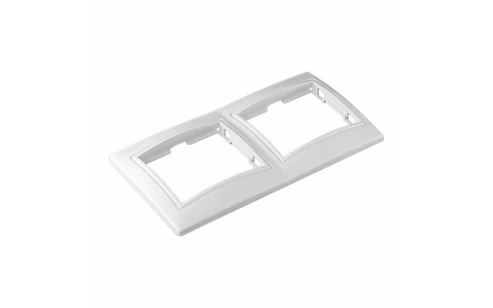 фото - Рамка 2-м СП Севиль горизонт. бел. UNIVersal С0044