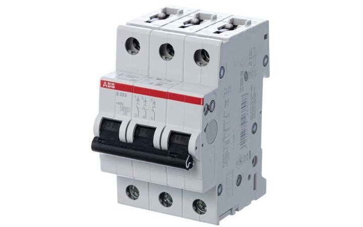 фото - Выключатель автоматический модульный 3п C 40А 6кА S203 C40 ABB 2CDS253001R0404
