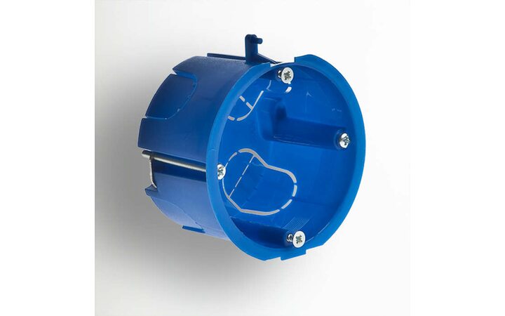 фото - Коробка установочная СП 65х40 для гипсокарт. с метал. лапками IP30 Ruvinil 10172