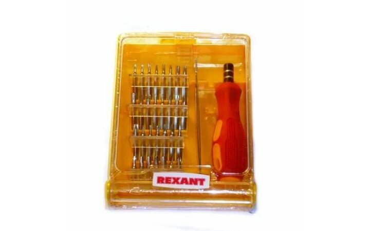 фото - Набор отверток для точечных работ 32 предмета REXANT 12-4701