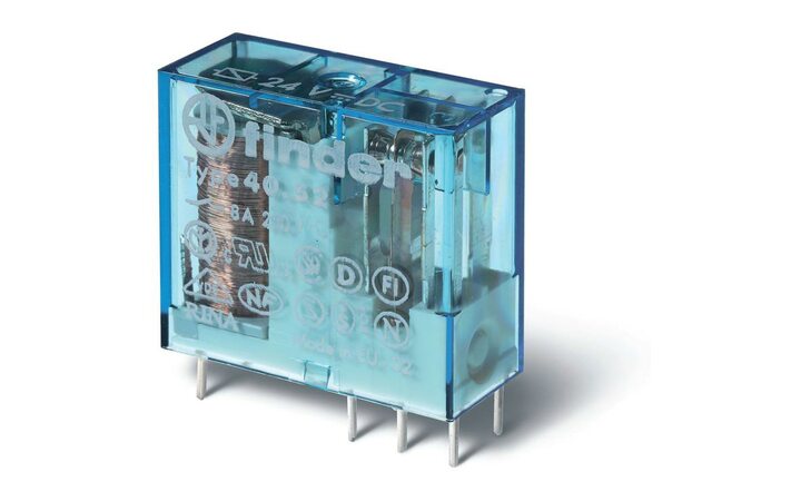 фото - Реле миниатюрное универсальное 2CO 8А 24В DC FINDER 405290240000