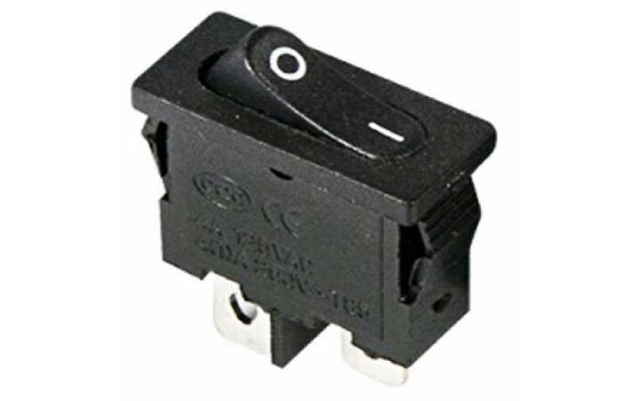 фото - Выключатель клавишный 250В 6А (2с) ON-OFF черн. Mini (RWB-103, SC-766, MRS-101-5) Rexant 36-2050