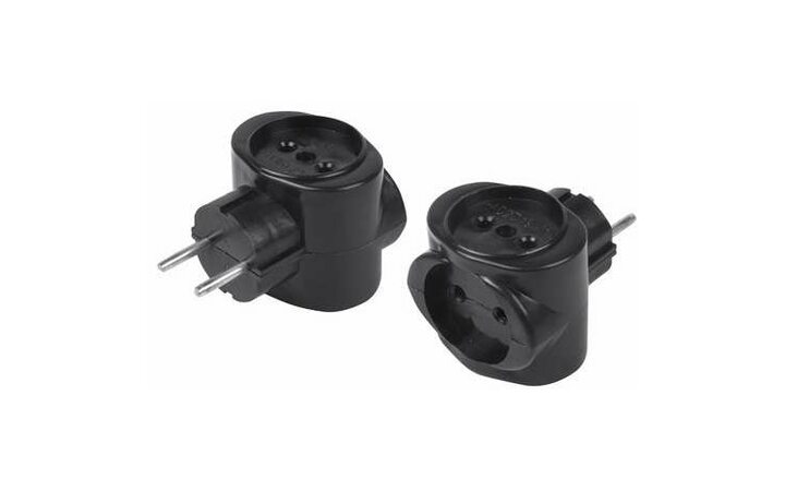 фото - Тройник электрический биметалл 220В 6А черн. REXANT 11-1064-1